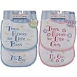 Thank Heaven Baby Bib & Burp Cloth