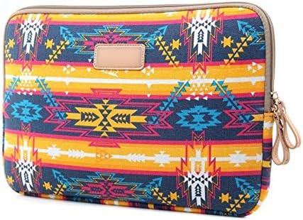 Canvas Bohemian Style Indian Style 14 Inch Laptop / Notebook Computer / DELL / HP / ASUS / Samsung / IBM / Sony / Acer / Lenovo / Toshiba / etc. Sleeve Case Bag Cover Pouch
