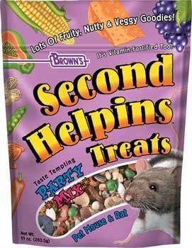 Second Helpins Party Mix Rat & Mouse Food, 10 ounces