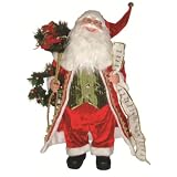 24" Christmas Cheer Santa by Santas Workshop Case Pack 2