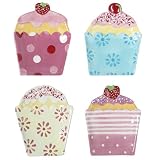 4-pc. Shaped Plate Set - Sweet Tooth by Boston Warehouse