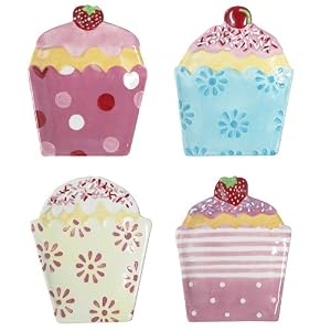 4-pc. Shaped Plate Set - Sweet Tooth by 