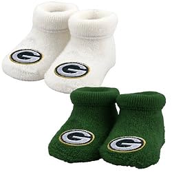 Green Bay Packers 2 Pack Terry Booties