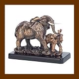 A Mother's Love Elephant Statue New