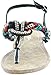 Luo Luo Womens Braided Satin Strap Sandals