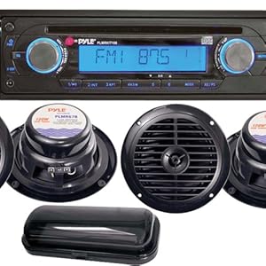 Click Here For Cheap Pyle Plmrkit106 Am/fm In-dash Marine Cd Player With Cd/cdr/cdr With Mp3 And Splash Proof Radio Cover For Sale