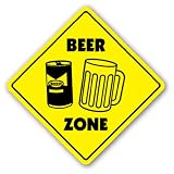 BEER ZONE Sign novelty signs mug glass neon tap keg