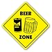 BEER ZONE -Sign- novelty signs mug glass neon tap keg
