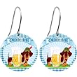 Weiner Dog Oktoberfest Earrings
