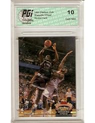 Collectibles: Shaquille ONeal 1993 Stadium Club #201 Members Only Rookie Card Shaq PGI 10 - Pristine Grading International