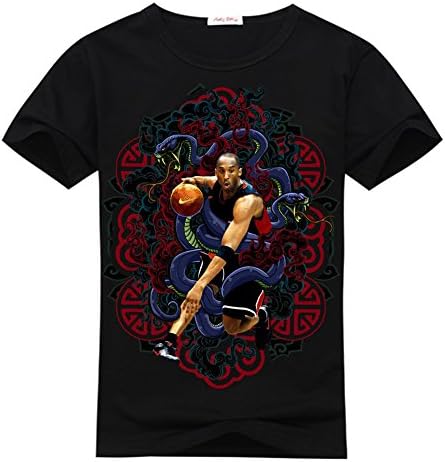 LBJY Fashion Kids Kobe Bryant classic Cotton T-Shirt X-Large/11y-12y Black