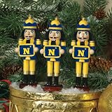 Navy Midshipmen Nutcracker Ornaments 3pk NCAA College Athletics Fan Shop Sports Team Merchandise