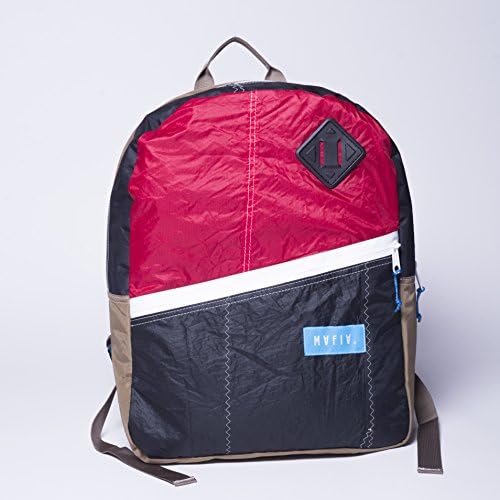 MAFIA Sail Pack Upcycle Kitesurf, Windsurf and Sail Boat Sails Backpack Red Brick