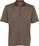 Texas Longhorns Brown Cool FX Pinstripe Polo Shirt