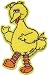 Sesame Street Cartoon Patch - 6 Big Bird Waving