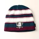 Anaheim Ducks Fashion Mega Stripe Knit Beanie