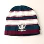 Anaheim Ducks Fashion Mega Stripe Knit Beanie