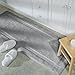 InterDesign Microfiber Spa Bathroom Accent Rug, 60” x 21”, Gray