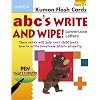 ABC's Write and Wipe Lowercase Letters (Kumon Flash Cards)