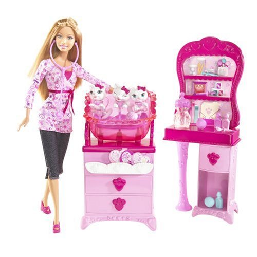 Mattel - M6746 - Poupée - Barbie - Clinique Veterinaire + Poupee