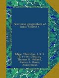 Provincial geographies of India Volume 4