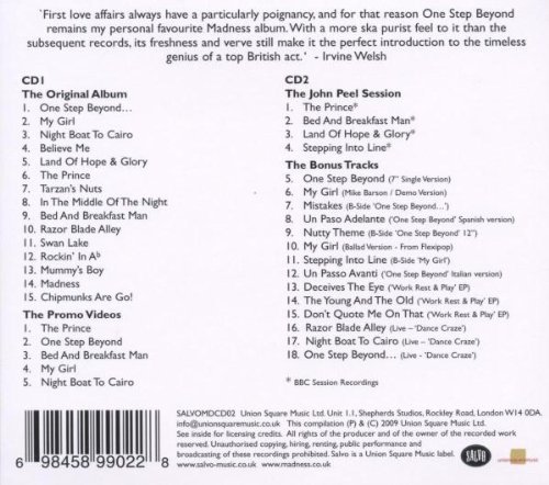 Cover image : One Step Beyond (Dig)