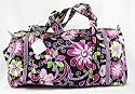 Vera Bradley Small Duffel Bag in Purple Punch