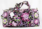 Vera Bradley Small Duffel Bag in Purple Punch
