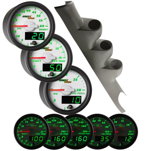 Car & Truck Gauge Sets & Dash Panels Tan Pod for 0713 Chevy Silverado Duramax GlowShift Boost