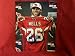 Chris Beanie Wells Autographed Arizona Cardinals 8x10 Photo, Proof Photo of Beanie Signing for Us.