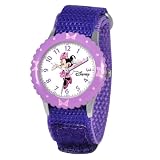 Disney Kids' W000026 Minnie Mouse Stainless Steel Time Teacher Watch