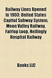 Railway Lines Opened in 1903: United States Capitol Subway System, Meon Valley Railway, Fairlop Loop, Hellingly Hospital Railway-