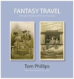 Fantasy travel : vintage people on photo postcards