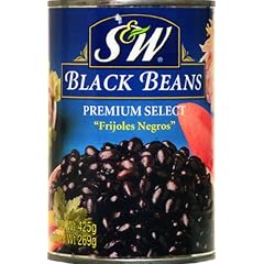 S&W Black Beans schwarze Bohnen, 4er Pack (4 x 425 g)