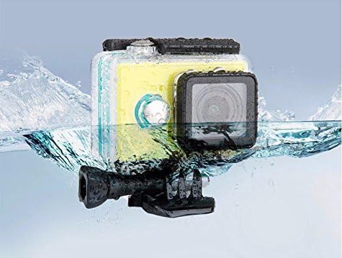 Safrone xiaomi yi Action Camera 40M Waterproof Housing, xiaoyi case DV Camcorder Outdoor Diving Swimming, Sports Camera Waterproof Back Up Case Cover for Xiao mi Yi xiaoyi Sports Action Camera(green )