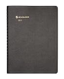 AT-A-GLANCE Recycled Two Person Daily Appointment Book, 8 x 11 Inches, Black, 2011 (70-222-05)