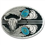 Buffalo Skull Belt Buckle