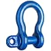Campbell 419-S Screw Pin Anchor Shackles, Drop-Forged Carbon Steel, Painted Blue, 1-1/8" Trade, 9-1/2 ton Working Load Limit