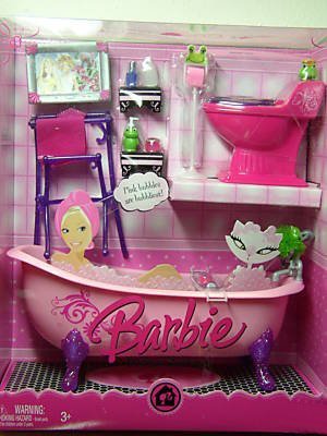 51owSVRl%2BiL Barbie Dream Bathtub Bathroom Furniture