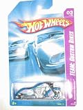 Custom Bikes #3 Scorchin Scooter Light Blue Blue Chrome Engine #2008-151 Collectible Collector Car Mattel Hot Wheels