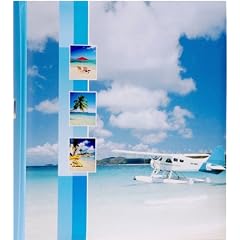 HENZO Jumbo Fotoalbum Flugzeug - 100 Seiten f�r bis zu 600 Fotos - Bilderalbum - Jumboalbum - Album - Urlausalbum