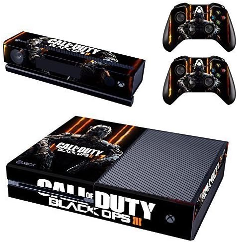 Xenoverse Designer Skin Sticker for the Xbox One Console With Two Wireless Controller Decals - Call of Duty:Black OPS 3