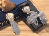 Seashell Bookmark Sand Color (Set of 96) - Baby Shower Gifts & Wedding Favors