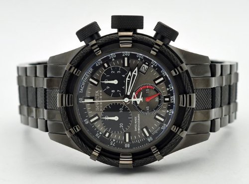 Invicta Men's 5629 Reserve Collection Black and Gun Metal Ion-Plated Chronograph Watch
