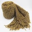 Handmade Chunky Acrylic Scarf - Mustard Seeds (Long Size for Teens/women/100% Hand-knitted)