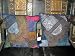 2 Decorative Gujrati Embroidered Sari Toss Pillow Cushion Covers