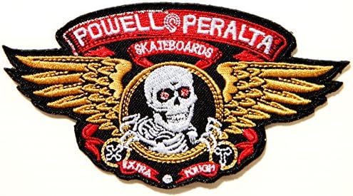 SpeedWheels Santa Cruz Screaming Hand Skateboard Skate Logo Tab Patch Sew Iron on Embroidered Appliques Badge Sign Costume Gift by PRINYA SHOP