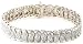 Sterling Silver 1/10 cttw Diamond Bracelet