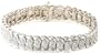 Sterling Silver 1/10 cttw Diamond Bracelet