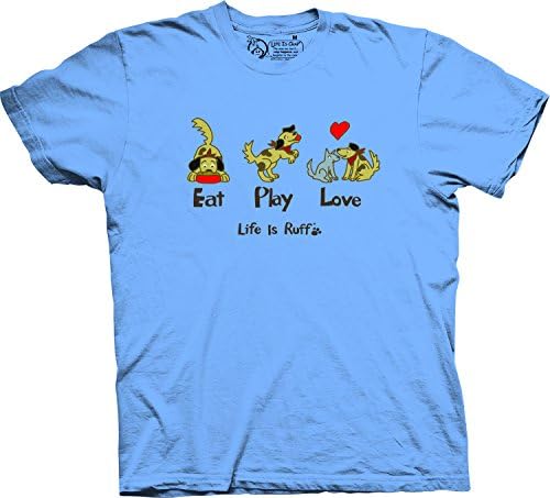Life Is Ruff- Eat Play Love Tee -2X